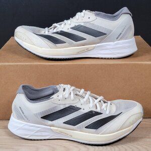 Adidas Adizero Adios 7 Shoes Womens‎ Size 7 White Black Running Athletic GX6648